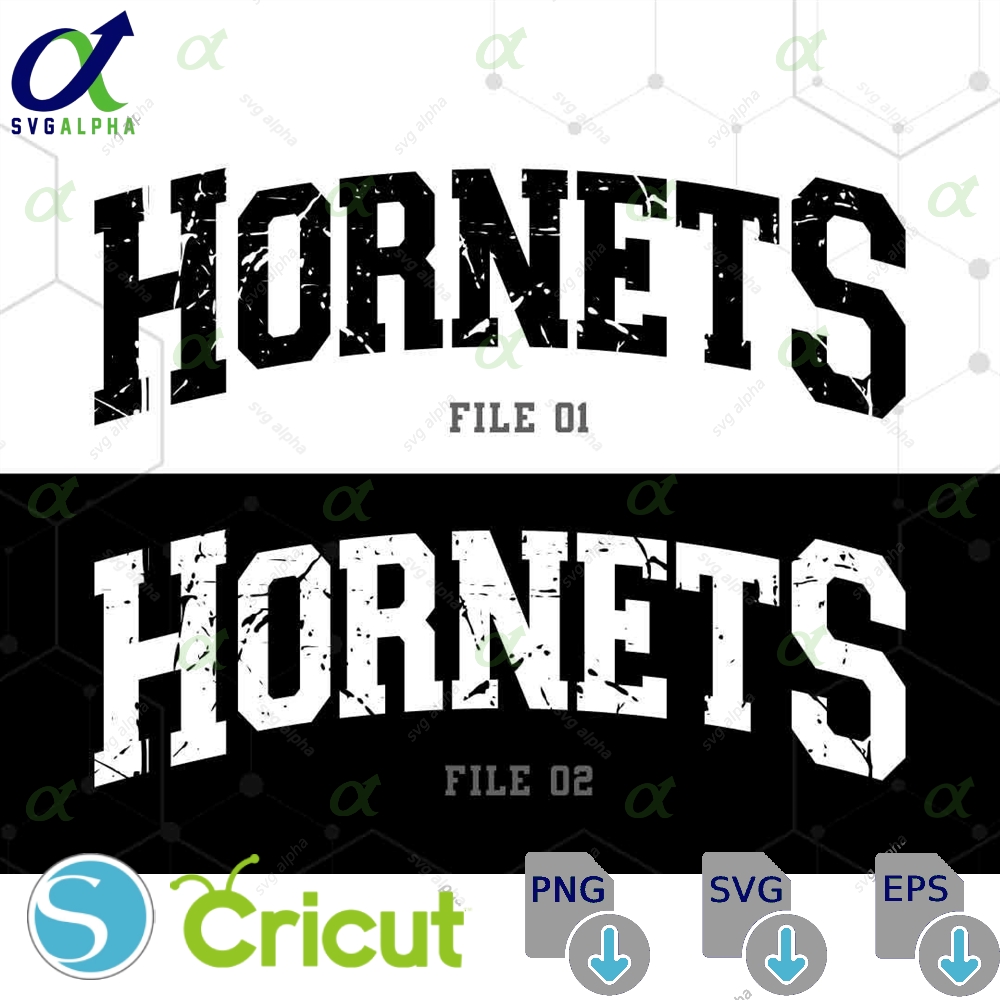 Hornets Svg Png Hornets Distressed Png Hornets Mascot Svg Hornets Cheer Svg Hornets Football Svg Hornets Team Spirit Png